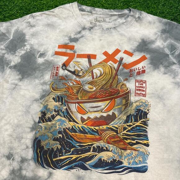 "The Great Ramen" retro tie-dye graphic tee - Picture 2 of 4